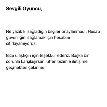 PUBG Mobile, Telefon Numarası Eski Kod Alamıyorum