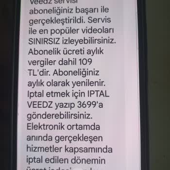 Veedz-tr.com Veedz Aboneliği Bilgim Rızam Olmadan Başlatılmış