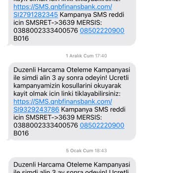 QNB Finansbank Kampanya Adı Altında Habersiz Borcunuza Faiz Bindiriyor