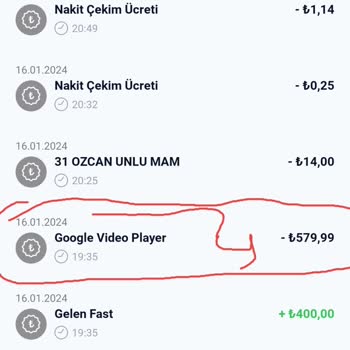 Paycell Google Video Player