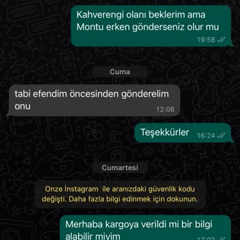 Onze Mode Siparişin Teslim Edilmemesi
