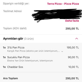 Terra Pizza Pizzam Da Saç Çıktı