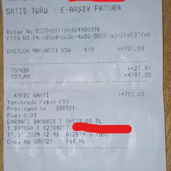 A101 Den Aldığım Kiwi Overlok Makinesi Kırık Çıktı Ancak Muhatap Yok!