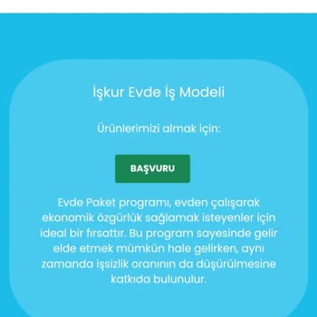 İskurevdepaketleme.biz İŞKUR Evde Paketleme