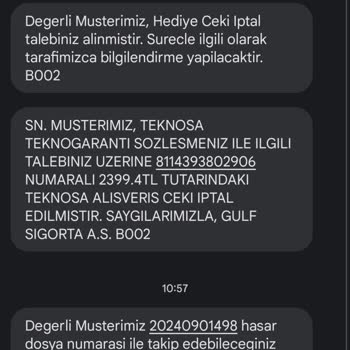 Teknosa Ve Gulf Sigorta Anlaşmasının Anlaşılmazlığı