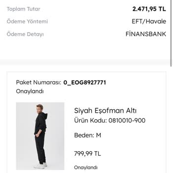 Mavi Sipariş Sorunu. Ne Ürün Ne İade Ne Cevap. Hiçbir Şey Yok.