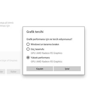 HP-ba010NT R7 M340 Ekran Kartı Devreye Alınmıyor