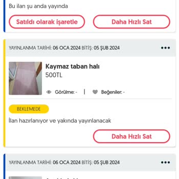 Letgo 2. El Ürün Görüntülenmeme!
