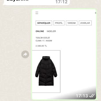 Zara Online Alışveriş Pişmanlığı