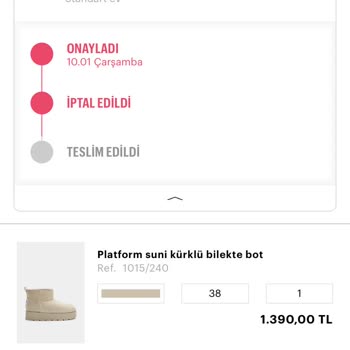 Pull And Bear Dan Aldığım Ürünü 6 Gün Bekledikten Sonra İptal Edilmesi