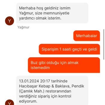 Migros Yemek Ücret İademi Yapmıyor