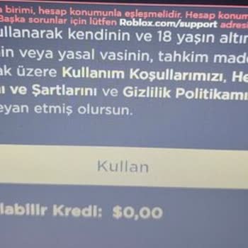 Kabasakal Online Robux Başka Ülke Kodu Satıyor
