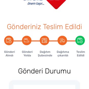 Aras Kargo Teslim Edilmeden Teslimat Bilgisi