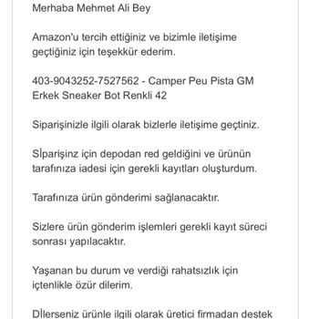 Amazon Online Satış Sitesinde Yaşanan Ürün İade Süreci Sorunları