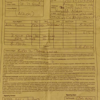 Parası Ödendi, Ürün Teslim Edilmedi. İşbir Cevap Vermiyor...