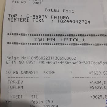 İşlemi İptal Etmeyen A101