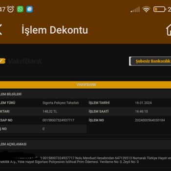 VakıfBank Cebren Ve Hile İle Hesap Ücreti 5200 TL Aldı Benden