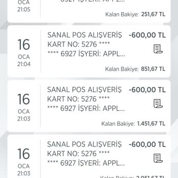 Apple Hesabımdan Benden Habersiz Çocuğumun İlaç Parası Çekildi