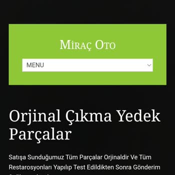 Miraç Çıkma Yedek Parça Tongaya Düştüm