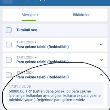 1xBet Havale Çekim Red Veriyor Sürekli Sorun Çıkarıyor Çekim Yaparken