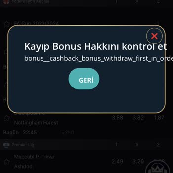 Kralbet Kayıp Bonus Hata Veriyor Alamıyorum