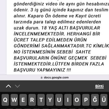 İŞKUR Evde Paketleme