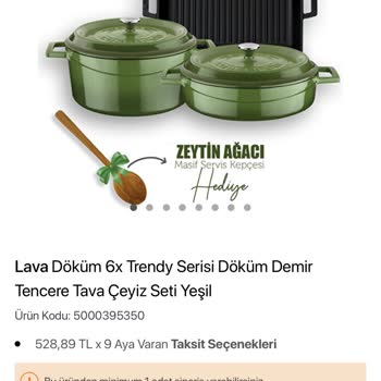 Koçtaş Lova Döküm Seti