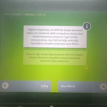 Garanti BBVA Garanti ATM Sinde Para Sıkışması