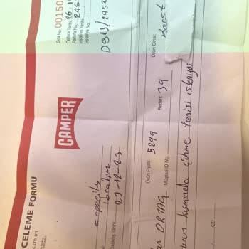 Camper Marka Ayakkabının Birkaç Kullanımda Deforme Olması