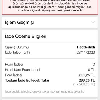 N11 Online Alışveriş Sitesinden Aldığım Ürünün İadesi Kabul Edilmiyor