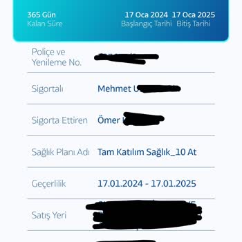 Katılım Emeklilik Tamamlayıcı Sağlık Sigortası Problemi