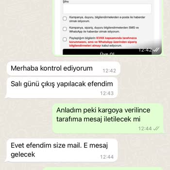 By Zehra Türk Alışverişim Gönderilmiyor Ve İletişim Sağlanamıyor