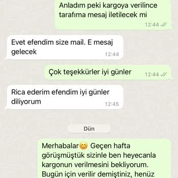By Zehra Türk Alışverişim Gönderilmiyor Ve İletişim Sağlanamıyor