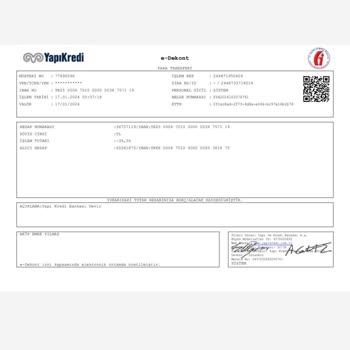 Yapı Kredi Hesabımdan İzinsiz Para Çekiliyor