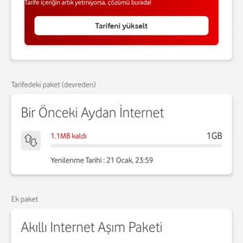 Vodafone Haksız Yere Aşım Ücreti Yansıttı