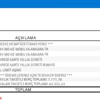 İş Bankası Kredi Kartı Kullanım Ücreti.