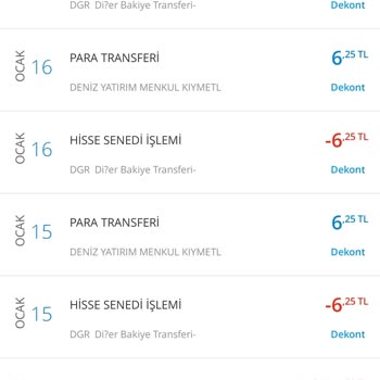 Deniz Yatırım Hesabımdaki Kesintiler Bitmiyor