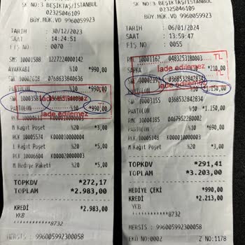 Pull and Bear 740 TL Fazla Ödeme Alındı.