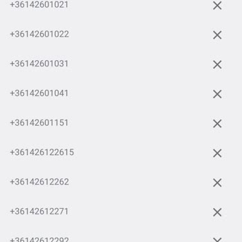 Vodafone +36 +44 +41 Den Gelen Spam Mesajlarını İstemiyorum