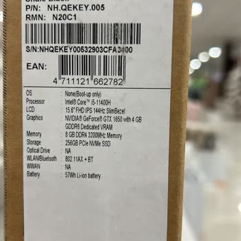 Evkur Alışveriş RAM Kapasitesi Yanlış Ürün Teslimi!