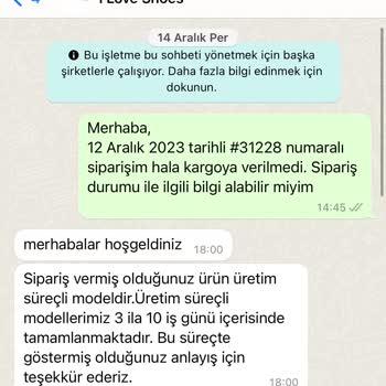 iloveshoes.com.tr Belirtilen Sürede Ürün Gönderilmedi. İptal Ettim Para İadesi Yapılmadı