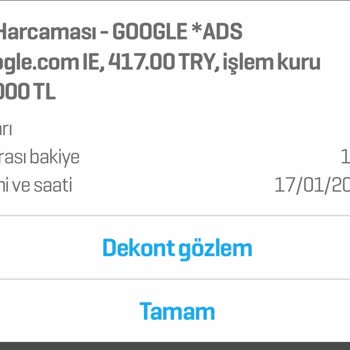 Enpara Kartımdan Habersiz Harcama