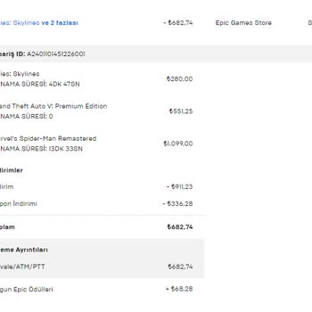 Epic Games Epicgames Kütüphanemdeki Oyunları Aldı!