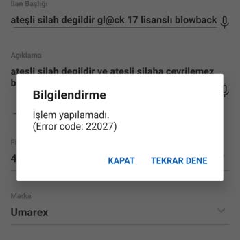 Sahibinden.com İlanımı Güncelleyemiyorum