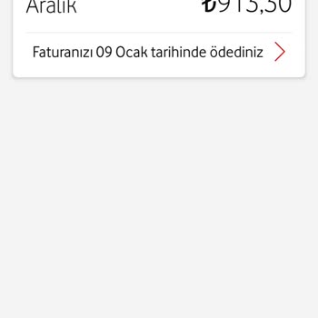 Vodafone Faturam 817 TL Gelmiş