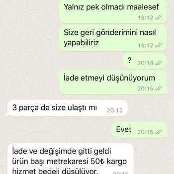 Reform Halı İade Ve Değişimde Fahiş Fiyat Talebi!