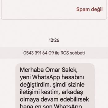 Vodafone İlgili Numarayı Kontrol Edebilirseniz Kimse Zarar Görmesin.