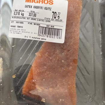 Emaar Migros Aldığım Ekmek Kadayıfı Kokuyor!