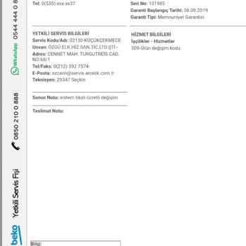 Beko 9570 Nf Sogutma Problemi