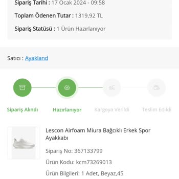 Çiçek Sepeti Ürün İadesi